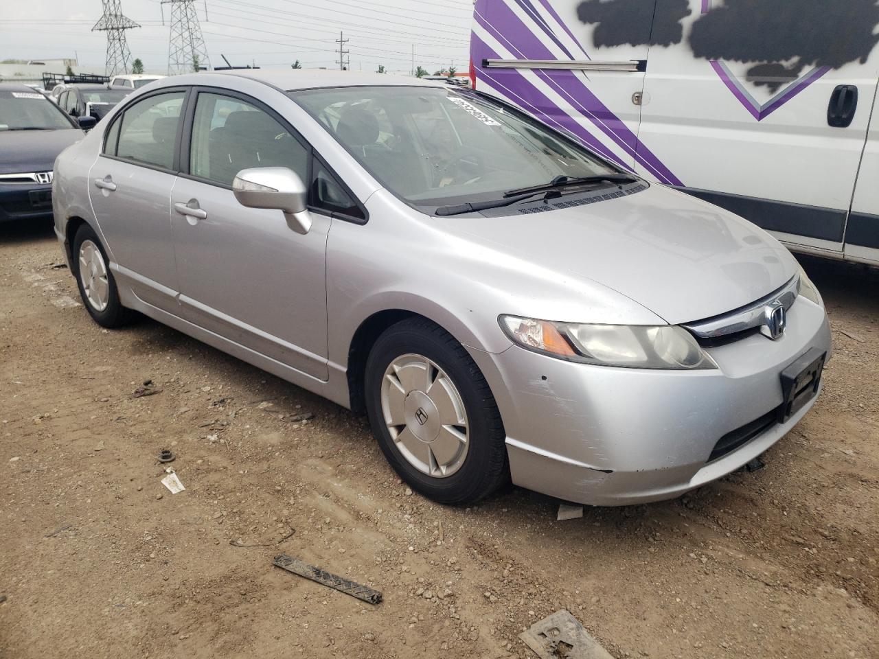 Lot #2566376481 2008 HONDA CIVIC HYBR