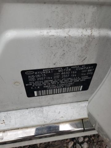 2016 Hyundai Sonata Hybrid VIN: KMHE34L11GA022887 Lot: 54738024