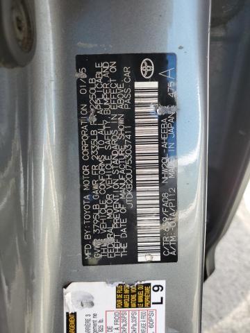 2005 Toyota Prius VIN: JTDKB20U753037411 Lot: 53160644