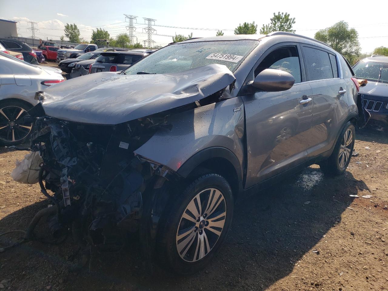 2016 Kia Sportage Ex vin: KNDPCCAC4G7849033