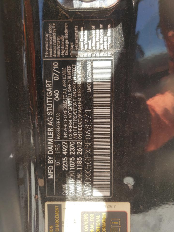 WDDKK5GFXBF068371 2011 Mercedes-Benz E 350