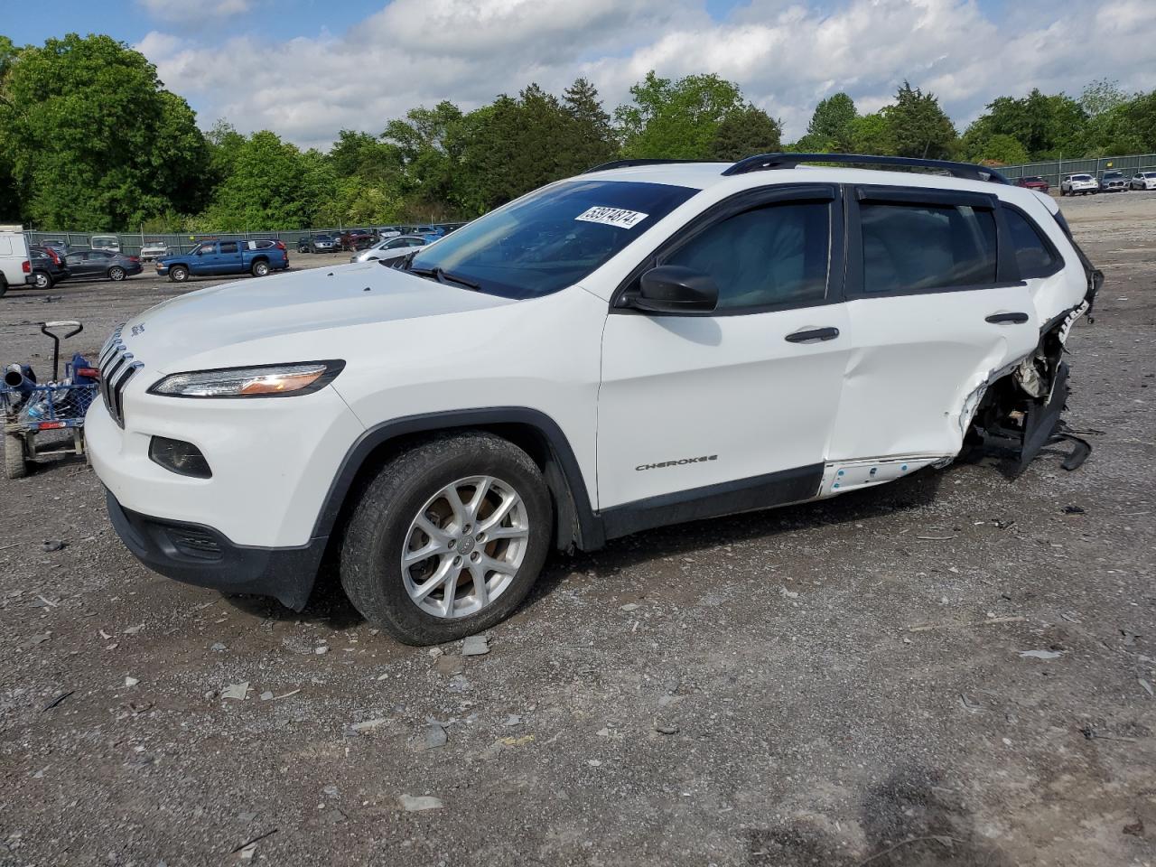 1C4PJMABXHW666424 2017 Jeep Cherokee Sport