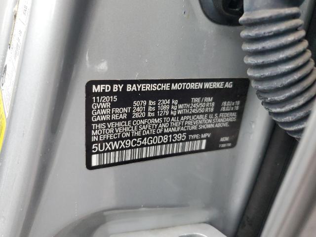 Паркетники BMW X3 2016 Сріблястий