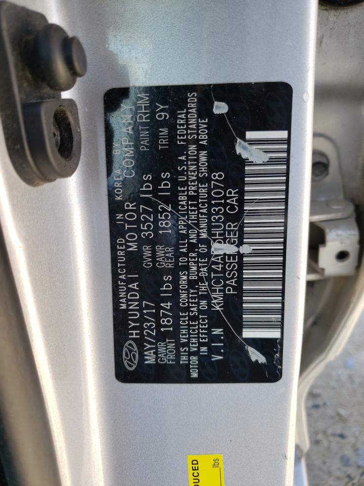 KMHCT4AE5HU331078 2017 Hyundai Accent Se