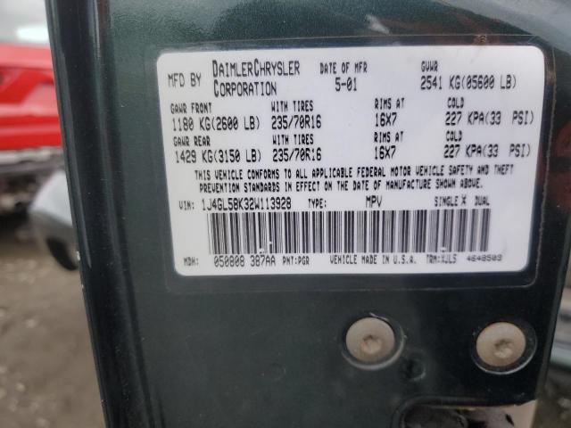 1J4GL58K32W113928 2002 Jeep Liberty Limited