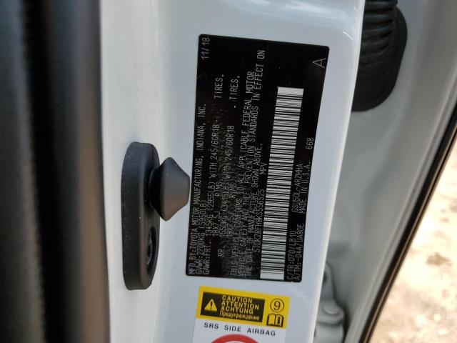 2019 Toyota Highlander Se VIN: 5TDKZRFH8KS556525 Lot: 55350184