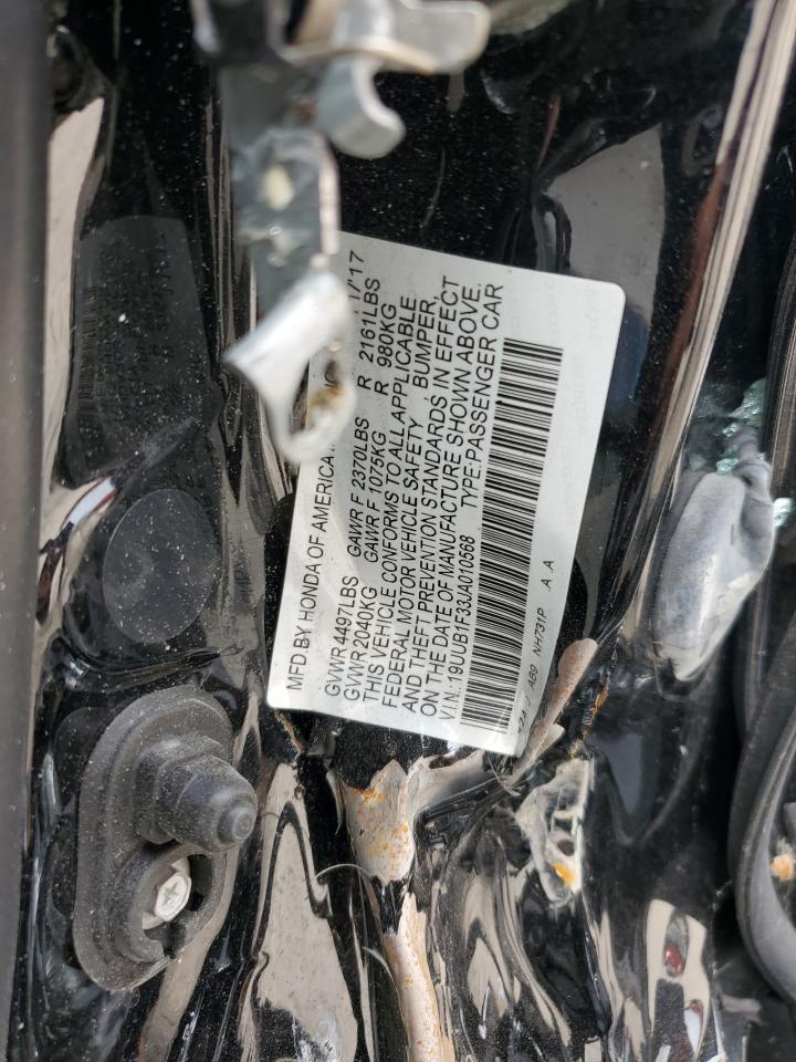 19UUB1F33JA010568 2018 Acura Tlx