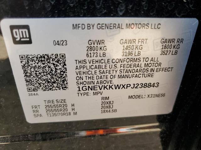 2023 Chevrolet Traverse Premier VIN: 1GNEVKKWXPJ238843 Lot: 54148824