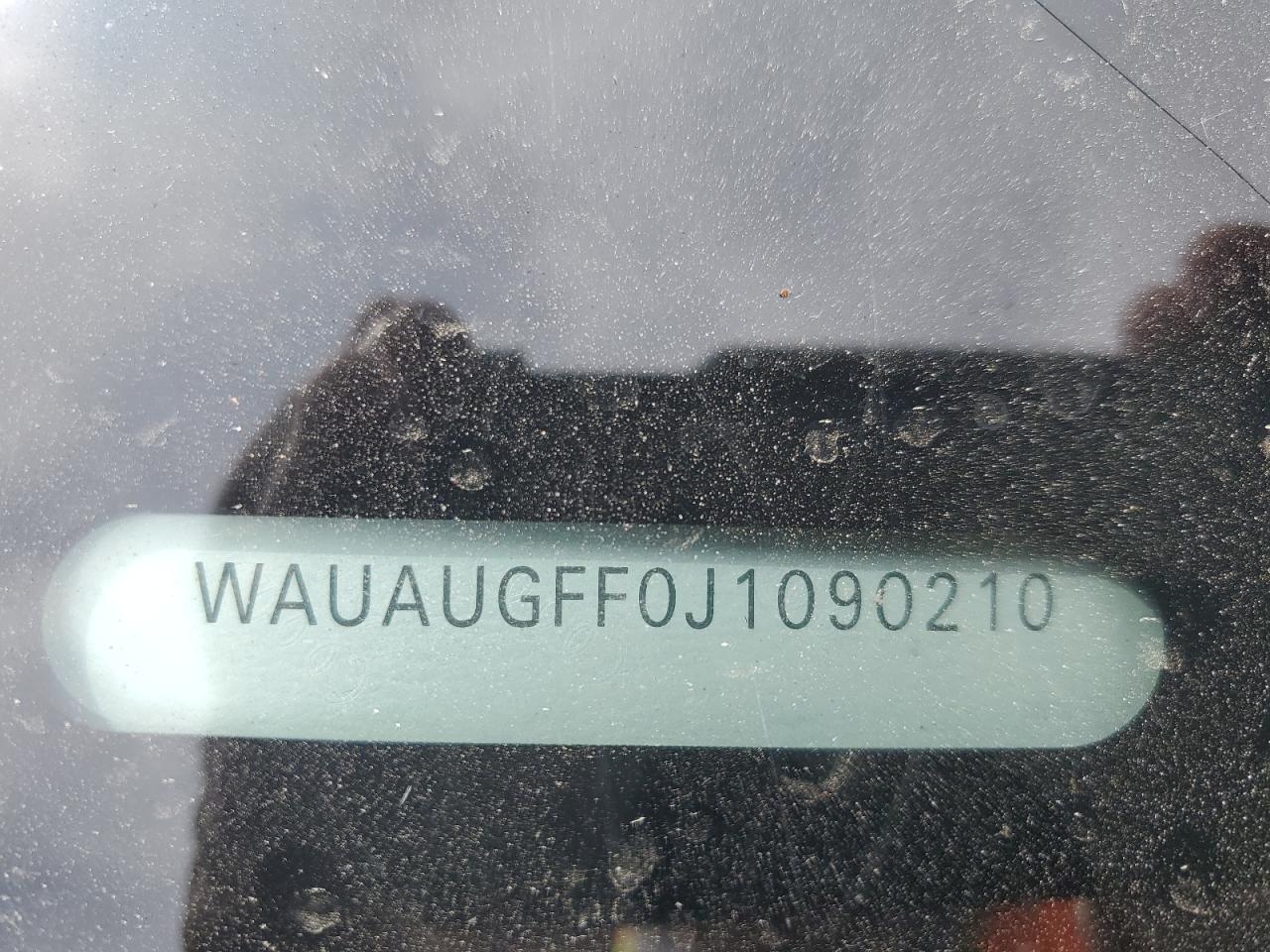 WAUAUGFF0J1090210 2018 Audi A3 Premium