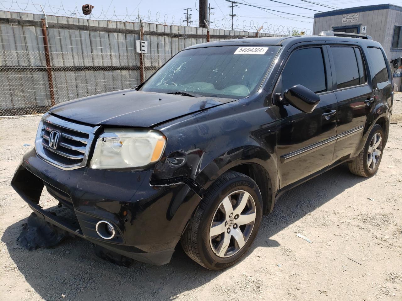 5FNYF3H92CB040124 2012 Honda Pilot Touring