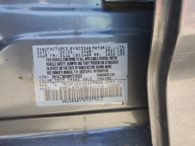 2021 Nissan Sentra S VIN: 3N1AB8BV9MY279260 Lot: 55543874