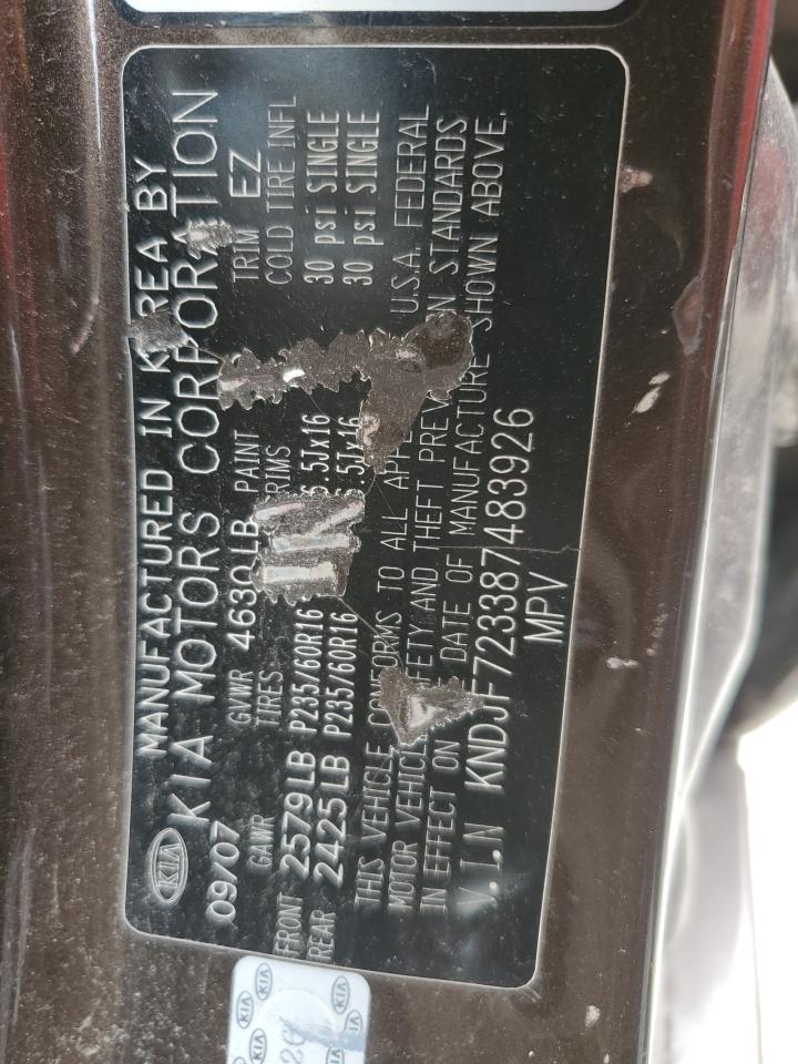 KNDJF723387483926 2008 Kia Sportage Ex