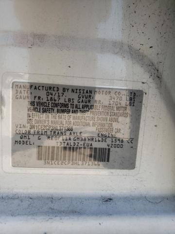 2017 Nissan Versa Note S VIN: 3N1CE2CP3HL371366 Lot: 56649464