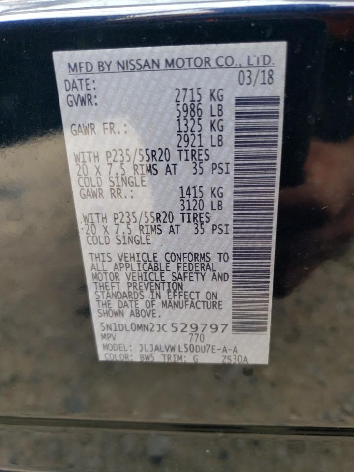 5N1DL0MN2JC529797 2018 Infiniti Qx60