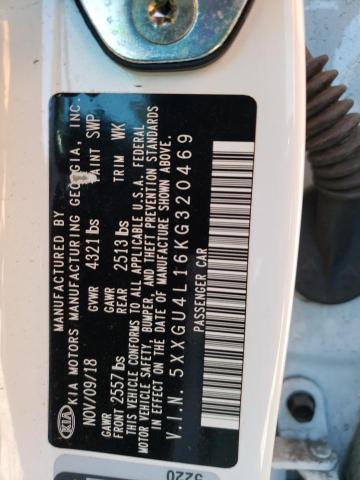 2019 Kia Optima Ex VIN: 5XXGU4L16KG320469 Lot: 56035314