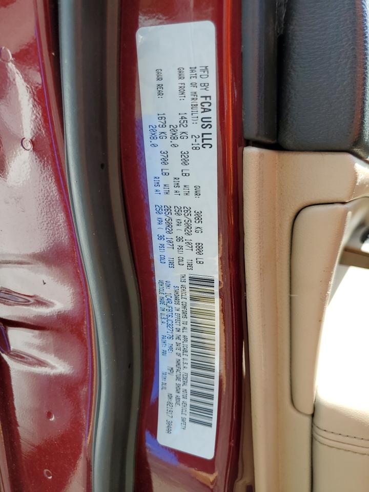 1C4RJFBT6JC327176 2018 Jeep Grand Cherokee Limited