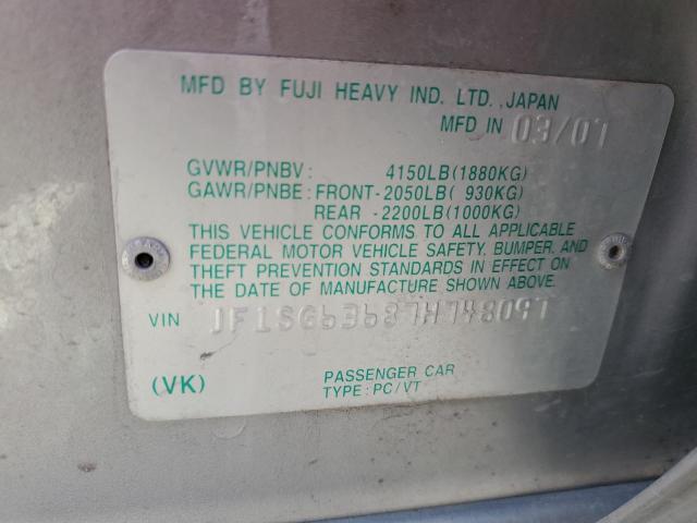 2007 Subaru Forester 2.5X VIN: JF1SG63687H748097 Lot: 53353404