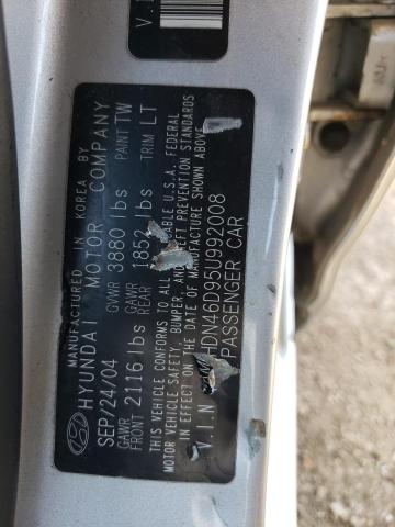 2005 Hyundai Elantra Gls VIN: KMHDN46D95U992008 Lot: 53608514