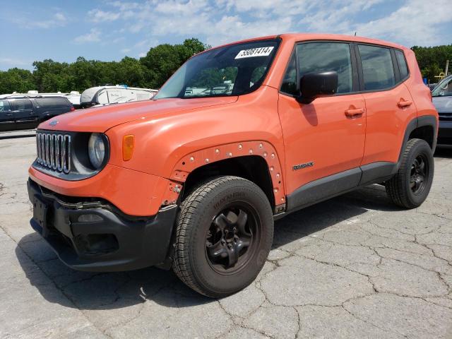 2016 Jeep Renegade Sport VIN: ZACCJBAT1GPD47100 Lot: 55081414