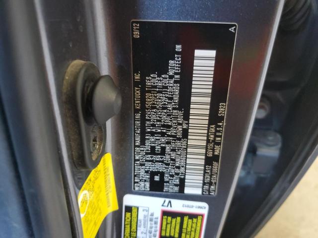 2013 Toyota Venza Le VIN: 4T3BK3BB6DU078965 Lot: 56419134