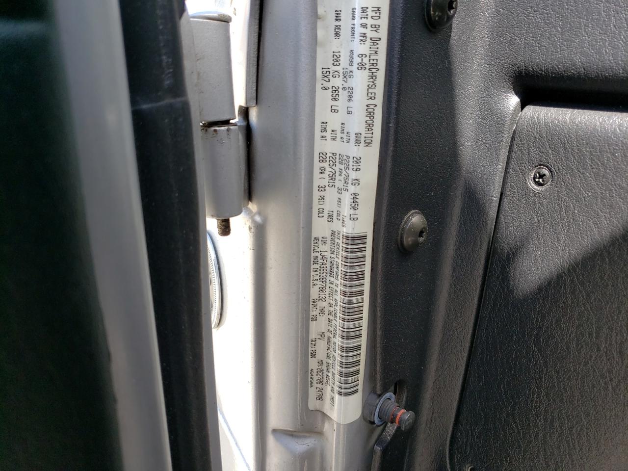 1J4FA39S36P780132 2006 Jeep Wrangler X