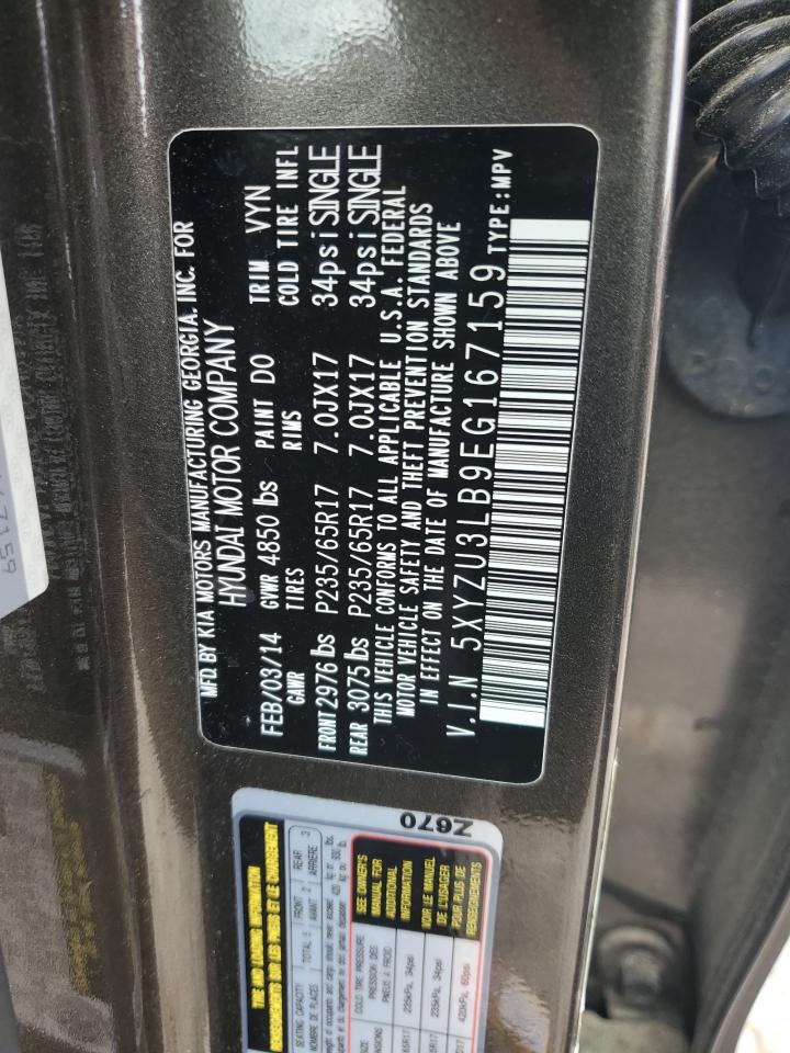 5XYZU3LB9EG167159 2014 Hyundai Santa Fe Sport