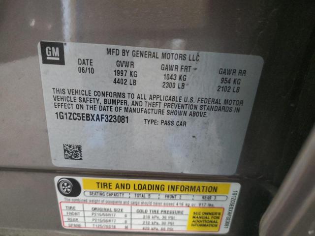 2010 Chevrolet Malibu 1Lt VIN: 1G1ZC5EBXAF323081 Lot: 56511824