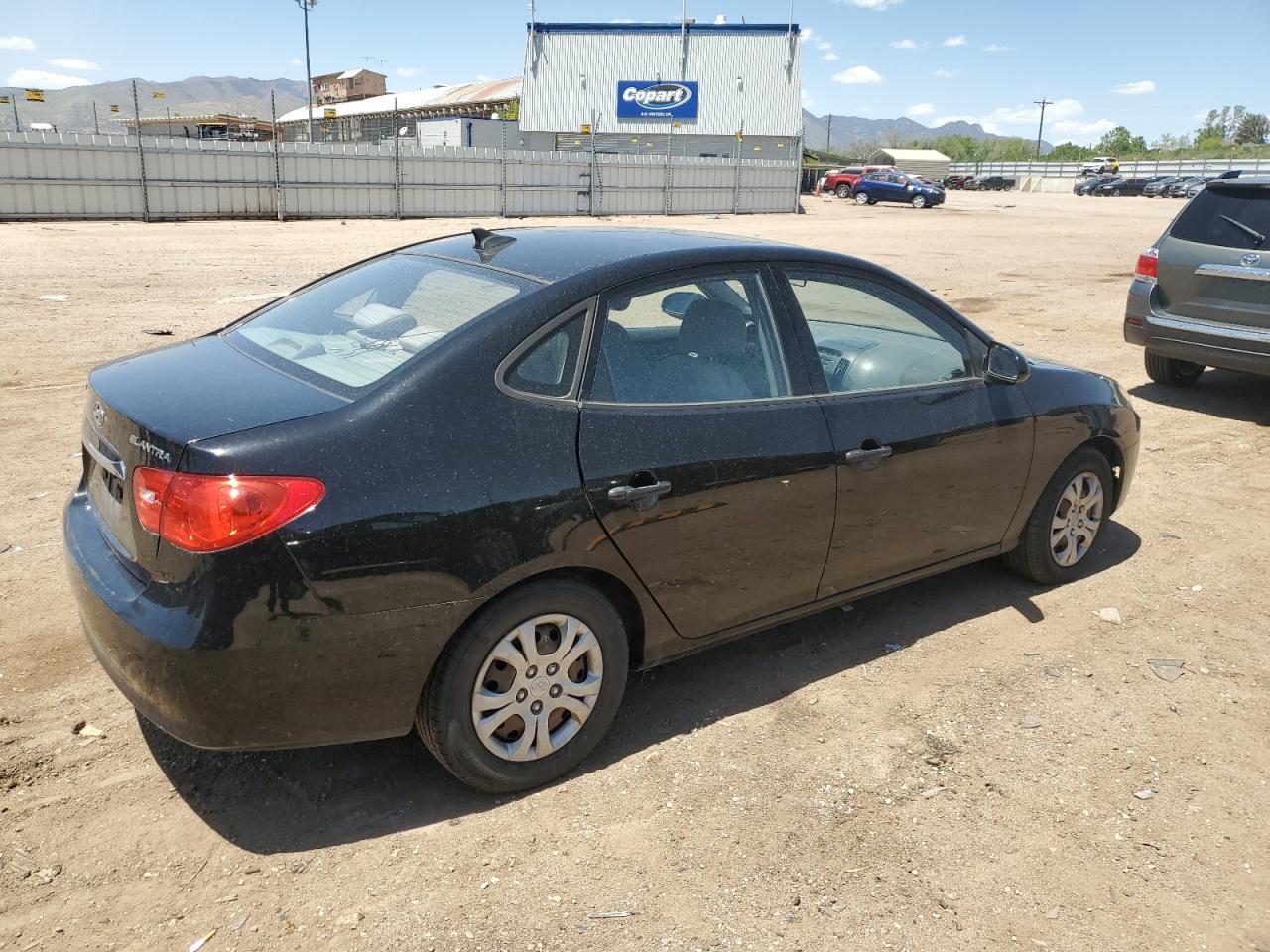 KMHDU4AD9AU957148 2010 Hyundai Elantra Blue