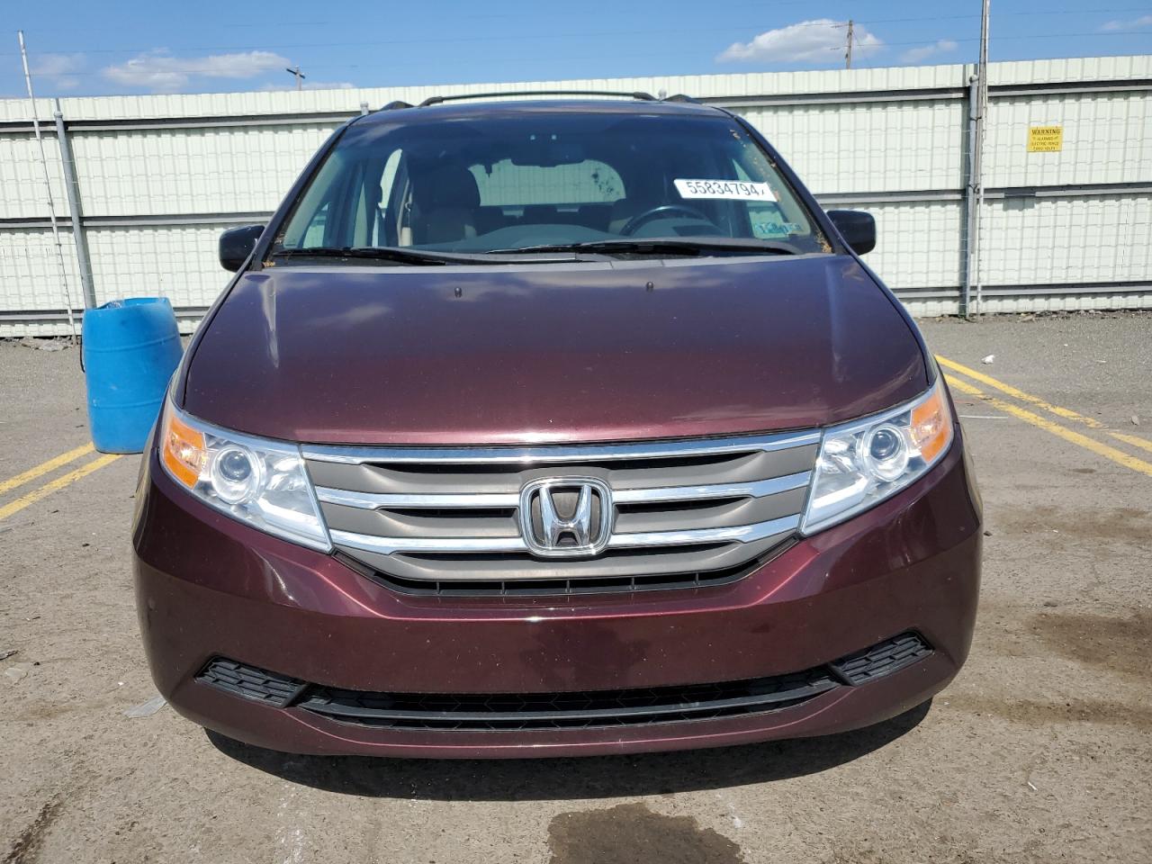 5FNRL5H6XCB138770 2012 Honda Odyssey Exl