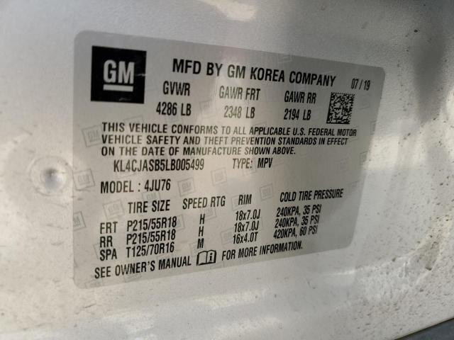 2020 Buick Encore Preferred VIN: KL4CJASB5LB005499 Lot: 56351234