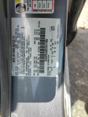 2012 Ford Fusion Sel VIN: 3FAHP0JA8CR441486 Lot: 54237594