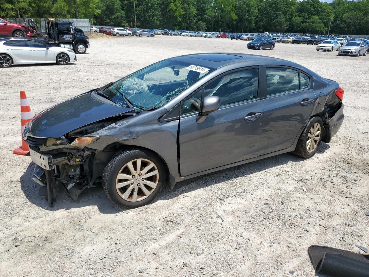 2012 Honda Civic Exl vin: 19XFB2F99CE000337