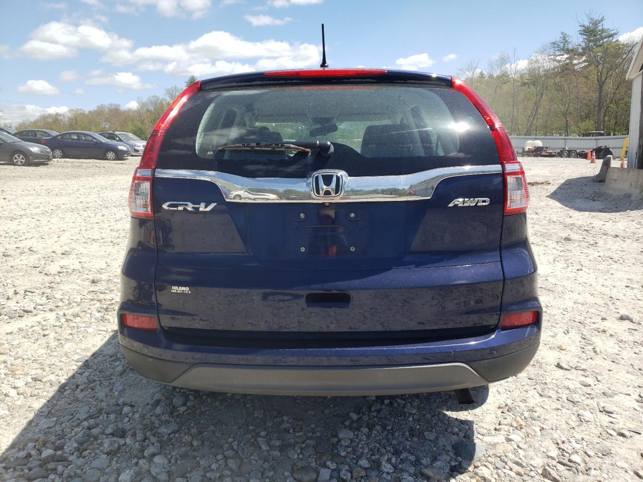 5J6RM4H30FL063313 2015 Honda Cr-V Lx