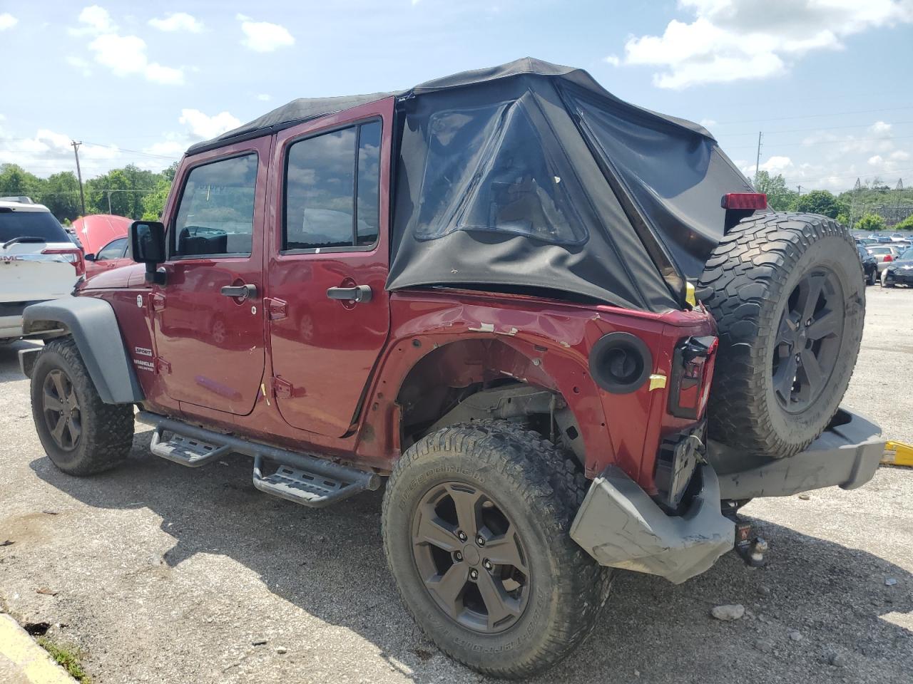 2013 Jeep Wrangler Unlimited Sport vin: 1C4BJWDG5DL572203