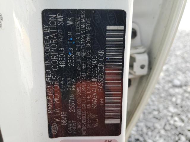 2019 KIA OPTIMA PLU KNAGV4LD3K5031980