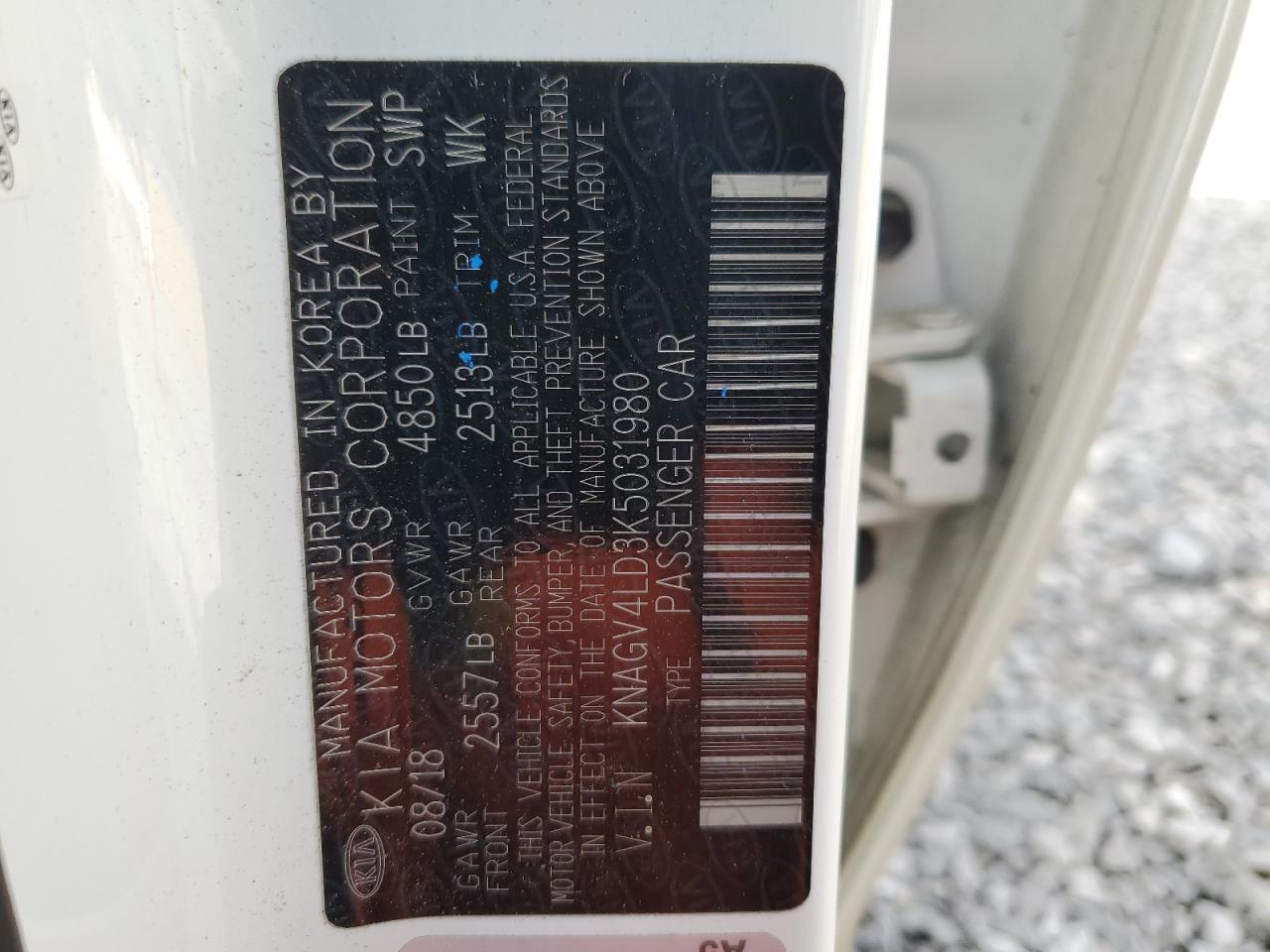 KNAGV4LD3K5031980 2019 Kia Optima Plug-In Hybrid