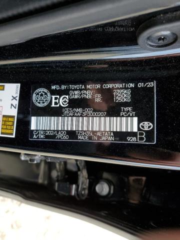 2023 TOYOTA CROWN PLAT - JTDAFAAF3P3000207