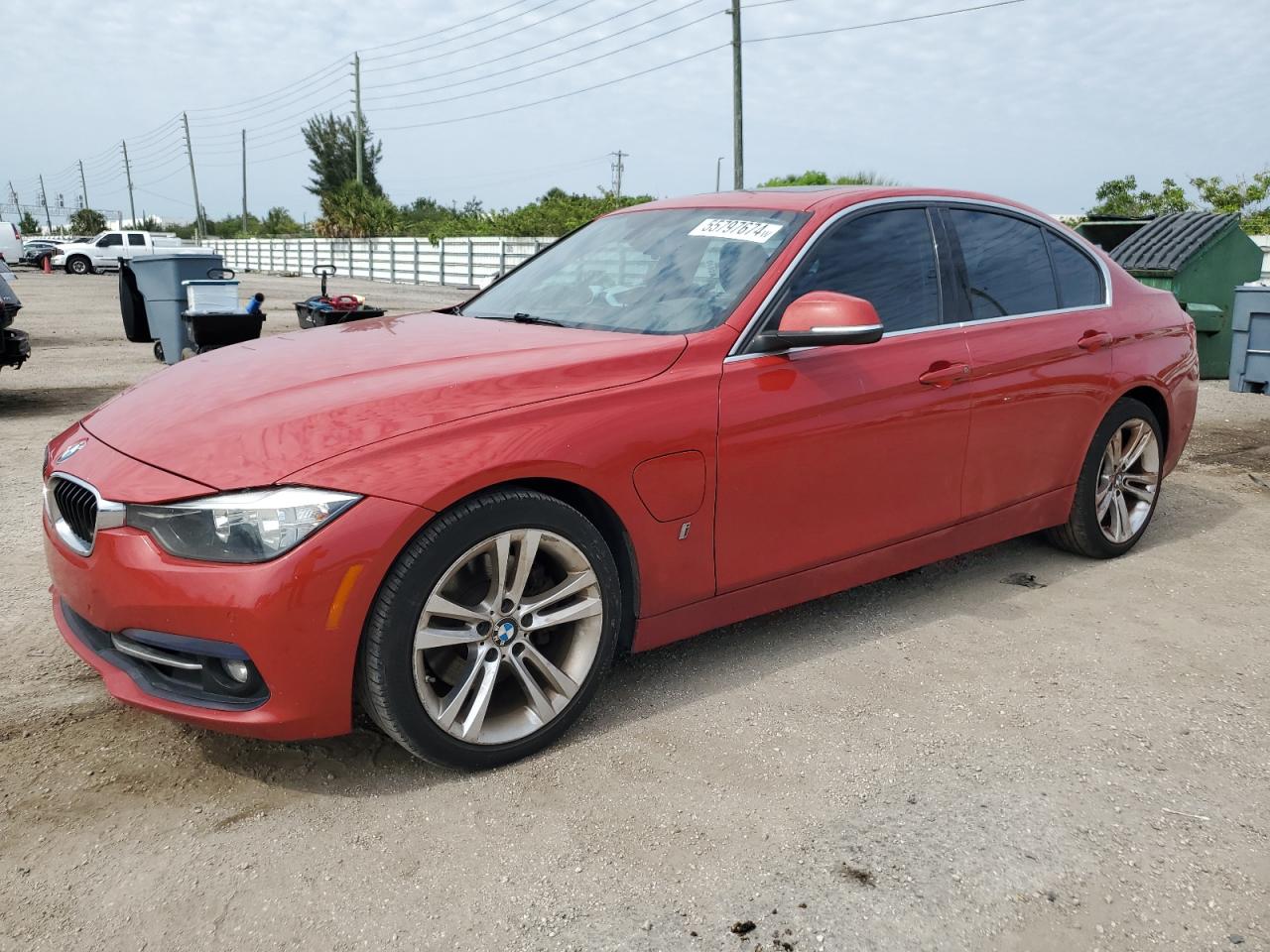 2017 BMW 330E vin: WBA8E1C3XHA158834