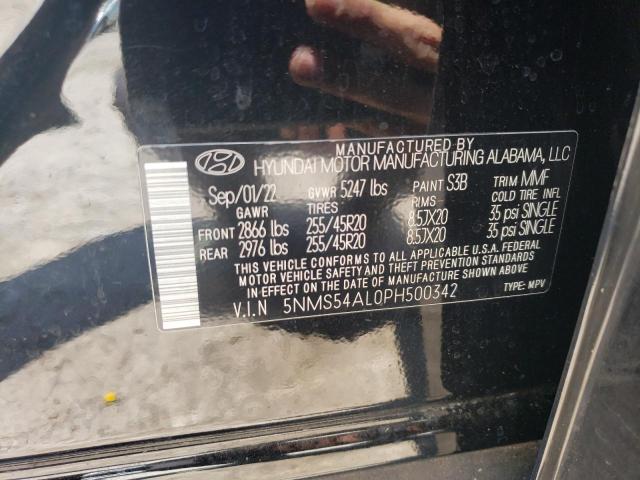 2023 Hyundai Santa Fe Calligraphy VIN: 5NMS54AL0PH500342 Lot: 54914314