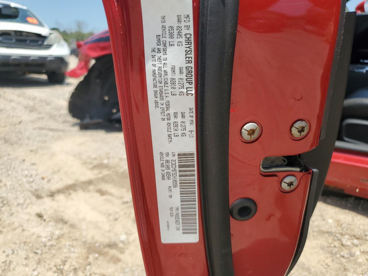 2C3CDYBT5CH105550 2012 Dodge Challenger R/T