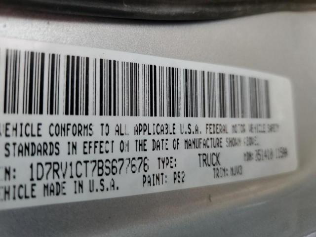 2011 Dodge Ram 1500 VIN: 1D7RV1CT7BS677676 Lot: 55562804