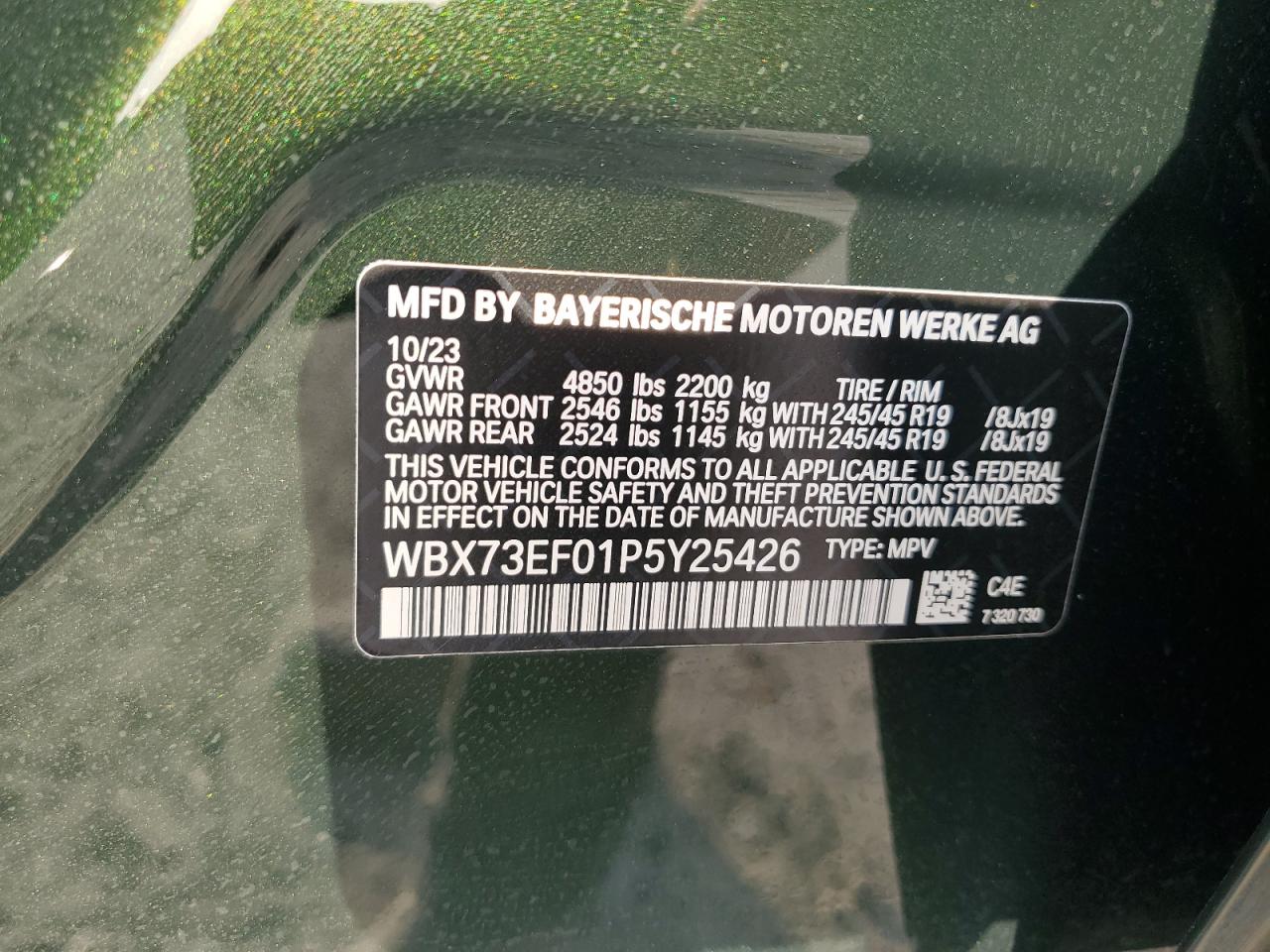 WBX73EF01P5Y25426 2023 BMW X1 xDrive28I