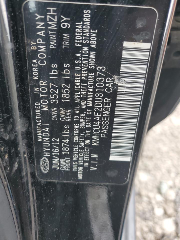 KMHCU4AE2DU310373 2013 Hyundai Accent Gls