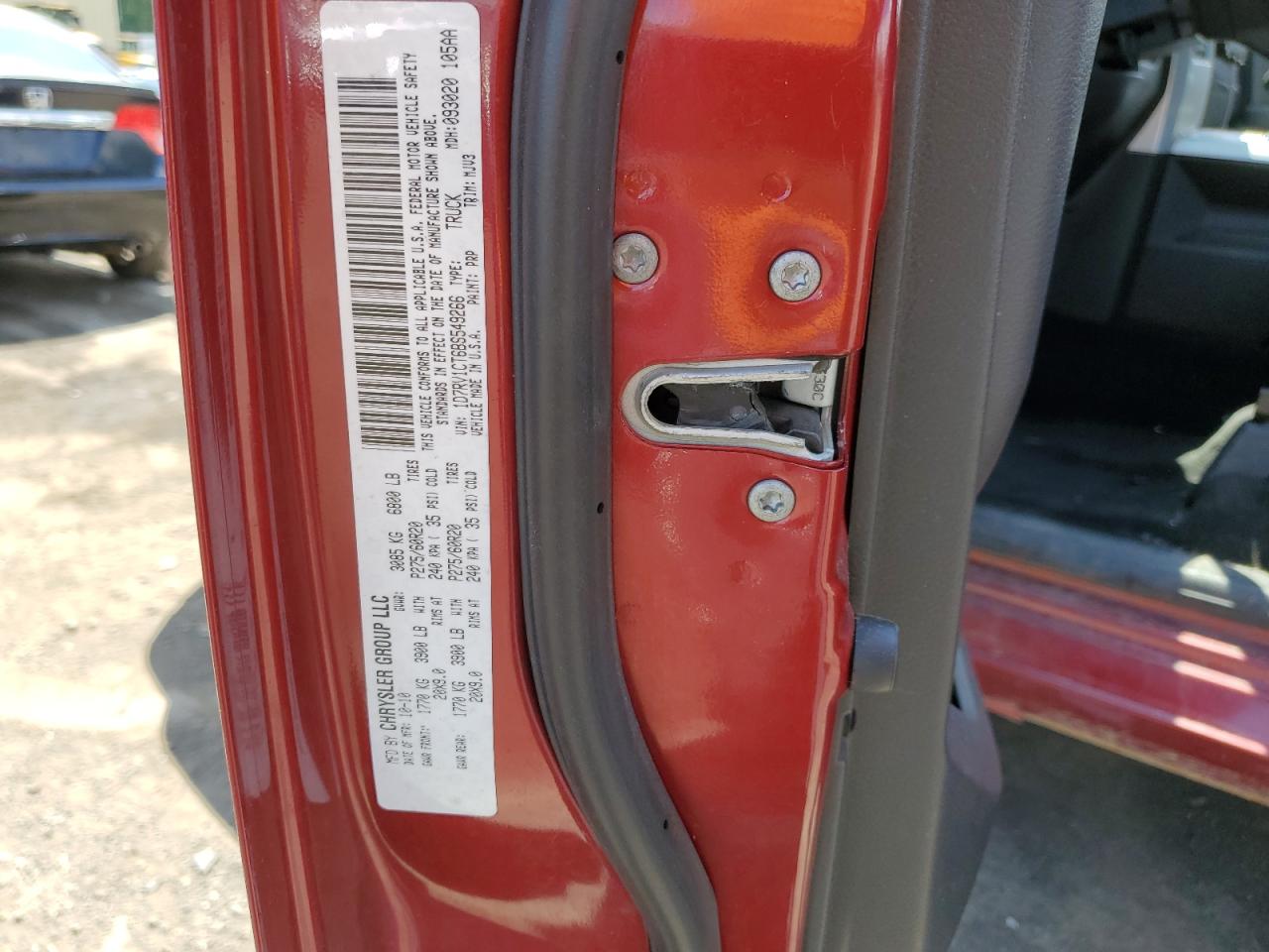 1D7RV1CT6BS549266 2011 Dodge Ram 1500