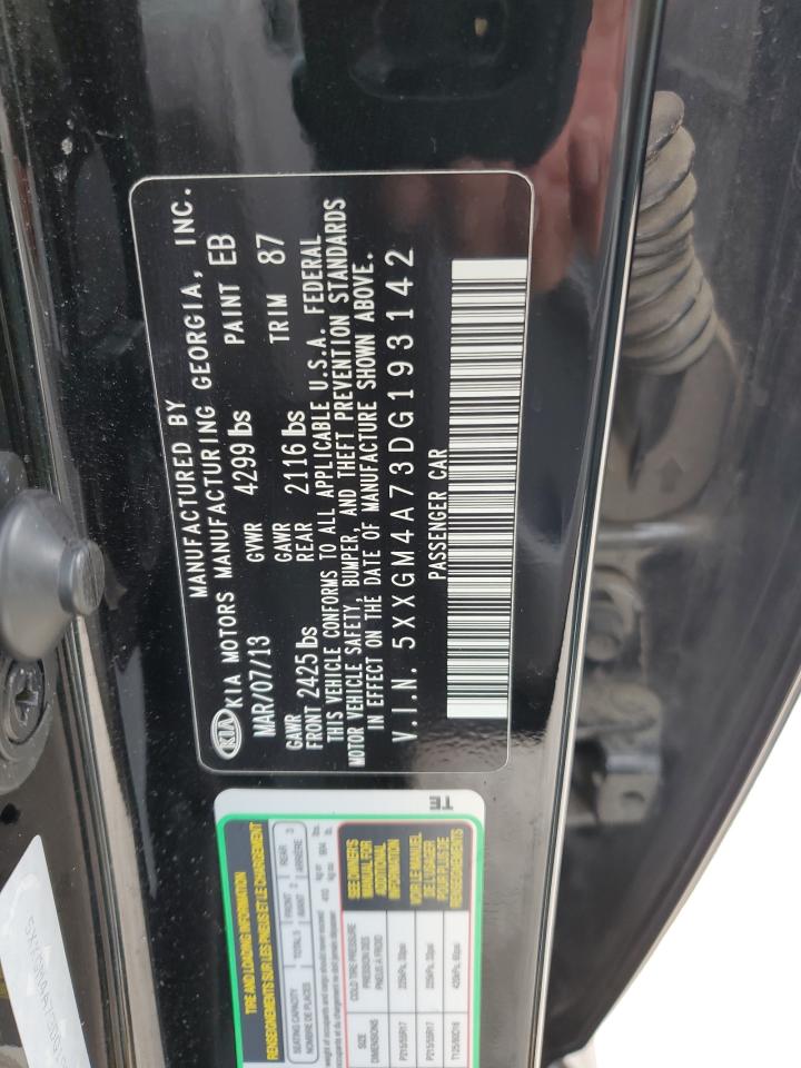 5XXGM4A73DG193142 2013 Kia Optima Lx