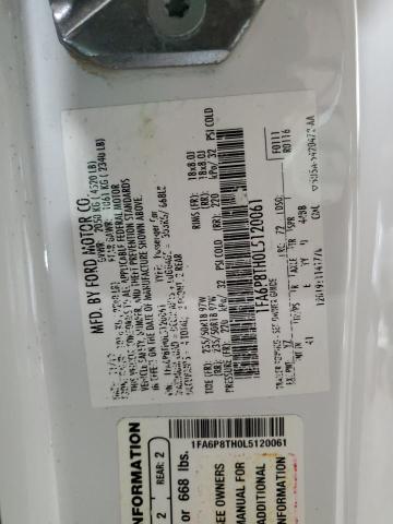 2020 Ford Mustang VIN: 1FA6P8TH0L5120061 Lot: 55332464