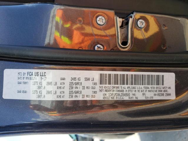 2018 Jeep Cherokee Latitude VIN: 1C4PJMCXXJD549503 Lot: 54377384