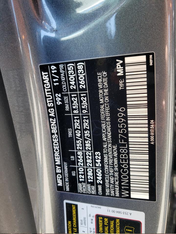 W1N0G6EB8LF755996 2020 Mercedes-Benz Glc 43 4Matic Amg