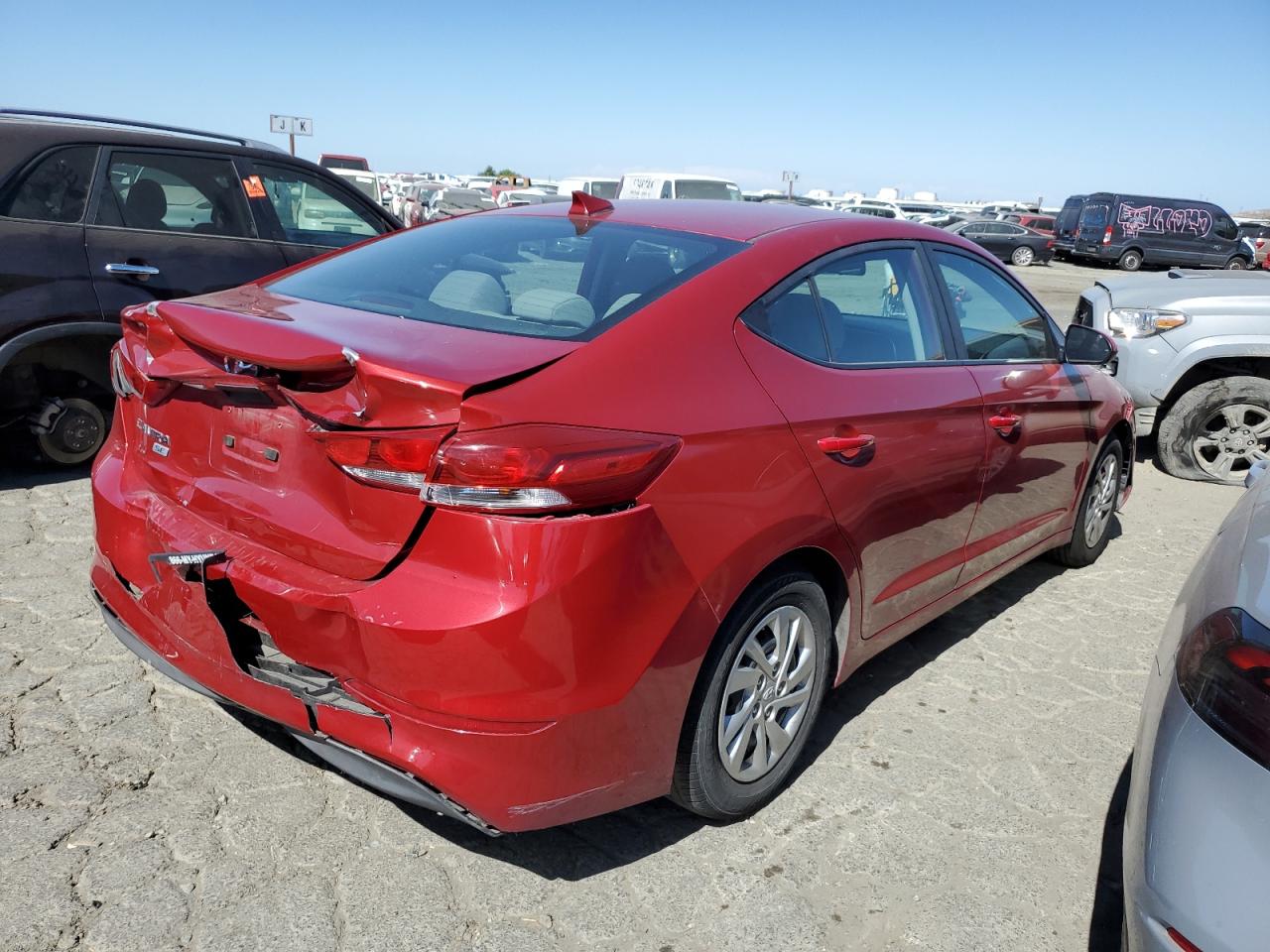 KMHD74LF3HU357659 2017 Hyundai Elantra Se