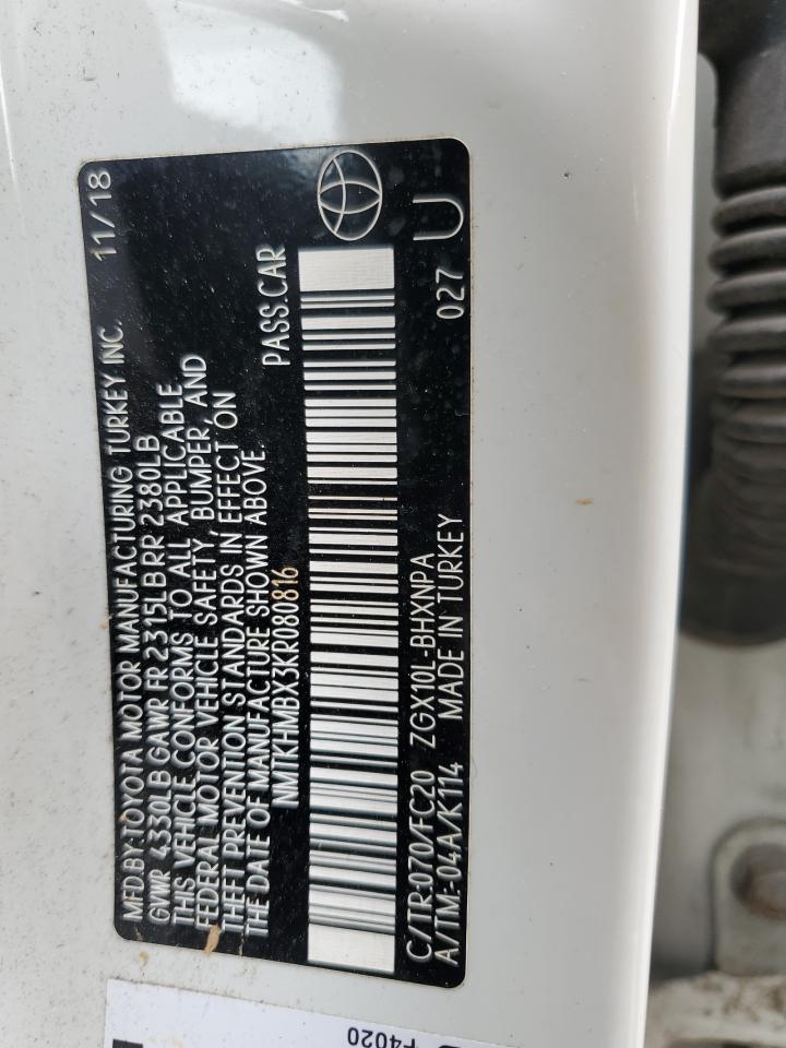 NMTKHMBX3KR080816 2019 Toyota C-Hr Xle